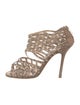 Jimmy Choo Suede Lasercut Accents Sandals
