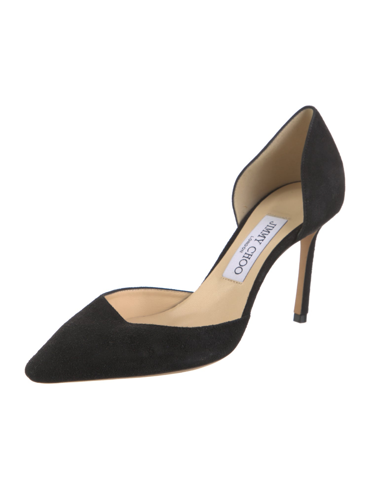Jimmy Choo Suede D'Orsay Pumps