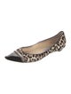 Jimmy Choo Ponyhair Animal Print Ballet Flats