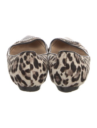 Jimmy Choo Ponyhair Animal Print Ballet Flats