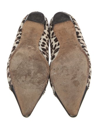 Jimmy Choo Ponyhair Animal Print Ballet Flats
