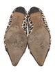 Jimmy Choo Ponyhair Animal Print Ballet Flats