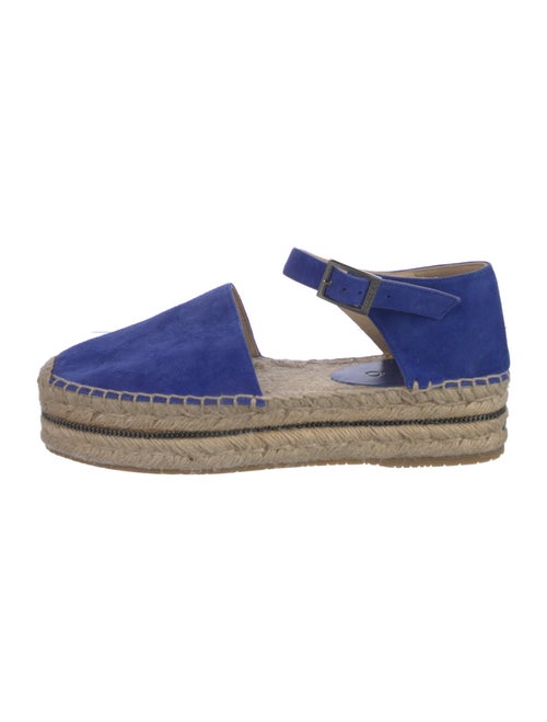 Jimmy Choo Suede Chain-Link Accents Espadrilles