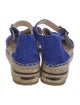 Jimmy Choo Suede Chain-Link Accents Espadrilles