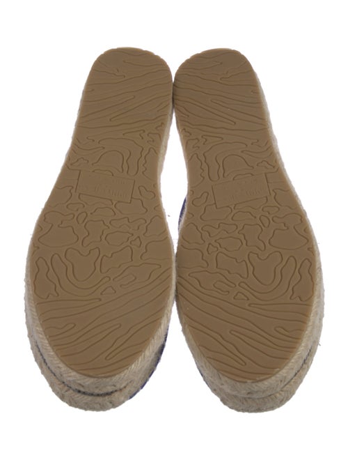 Jimmy Choo Suede Chain-Link Accents Espadrilles