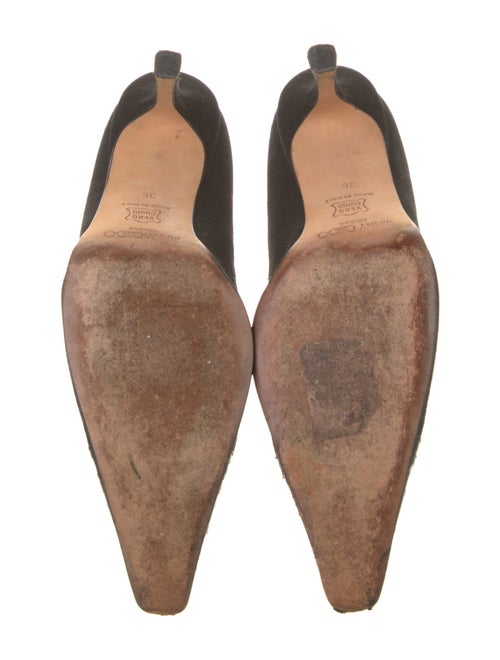 Jimmy Choo Canvas Bow Accents Pumps