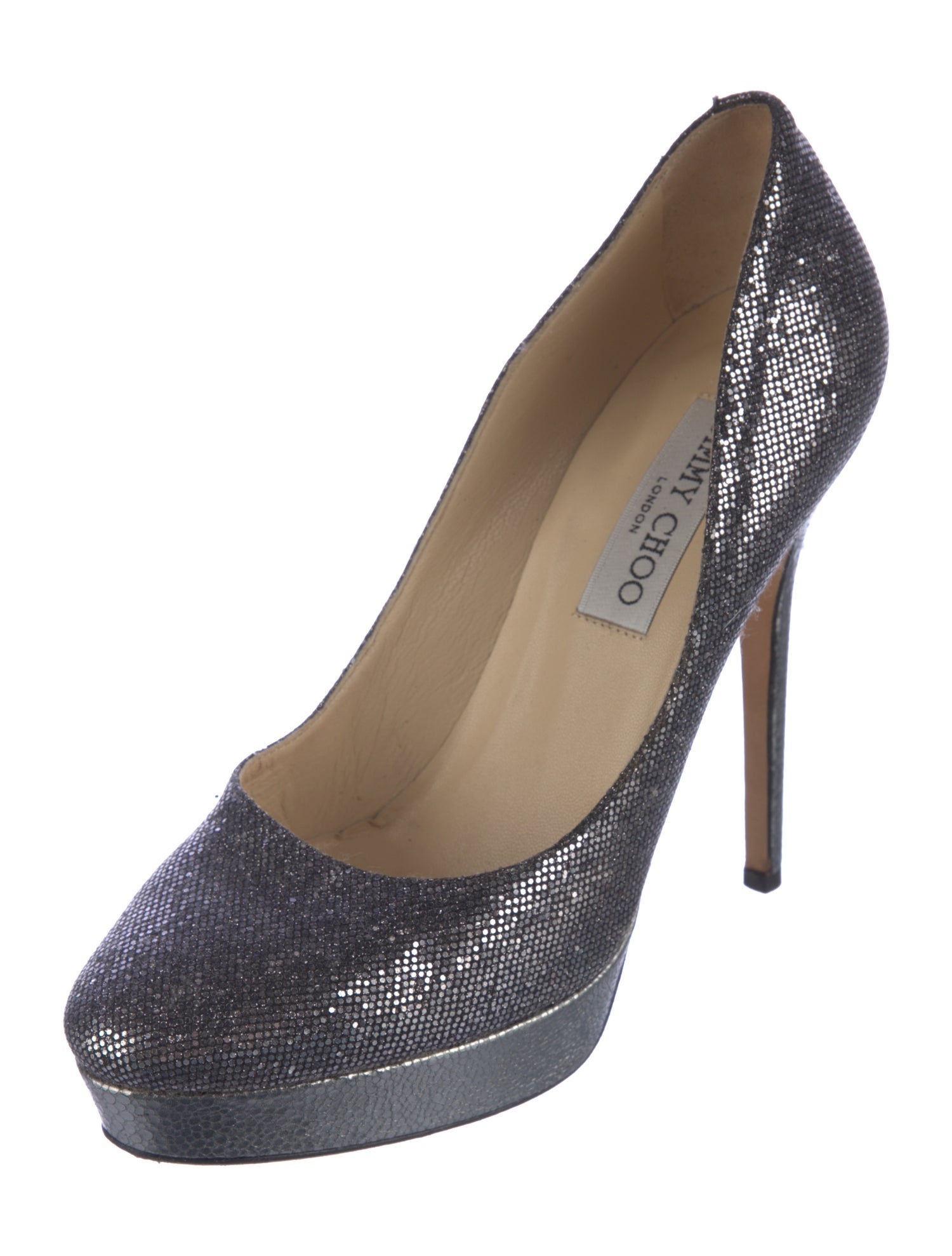 Jimmy Choo Glitter Glitter Accents Pumps
