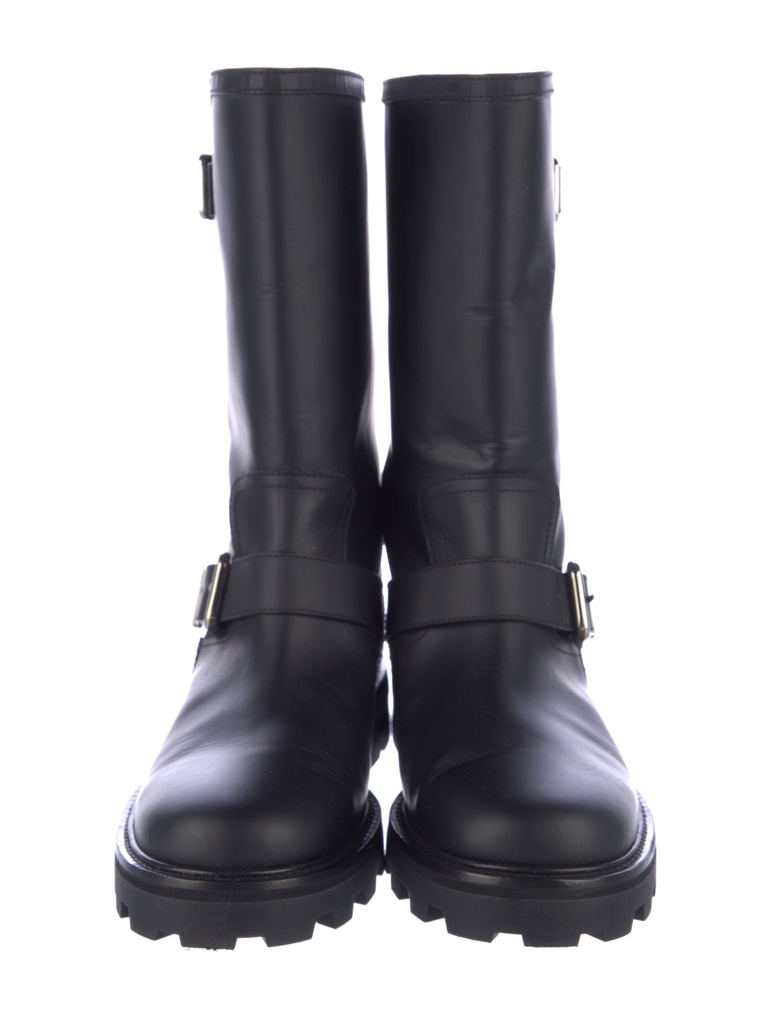 Jimmy Choo Leather Moto Boots