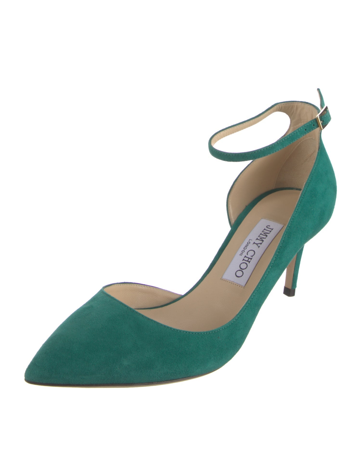 Jimmy Choo Suede D'Orsay Pumps