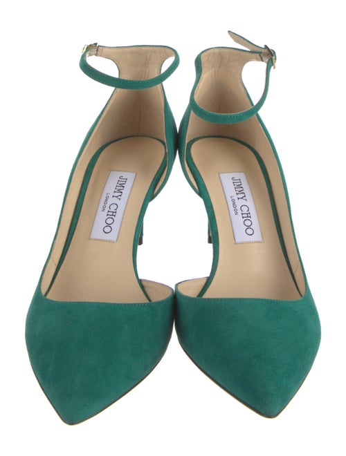 Jimmy Choo Suede D'Orsay Pumps