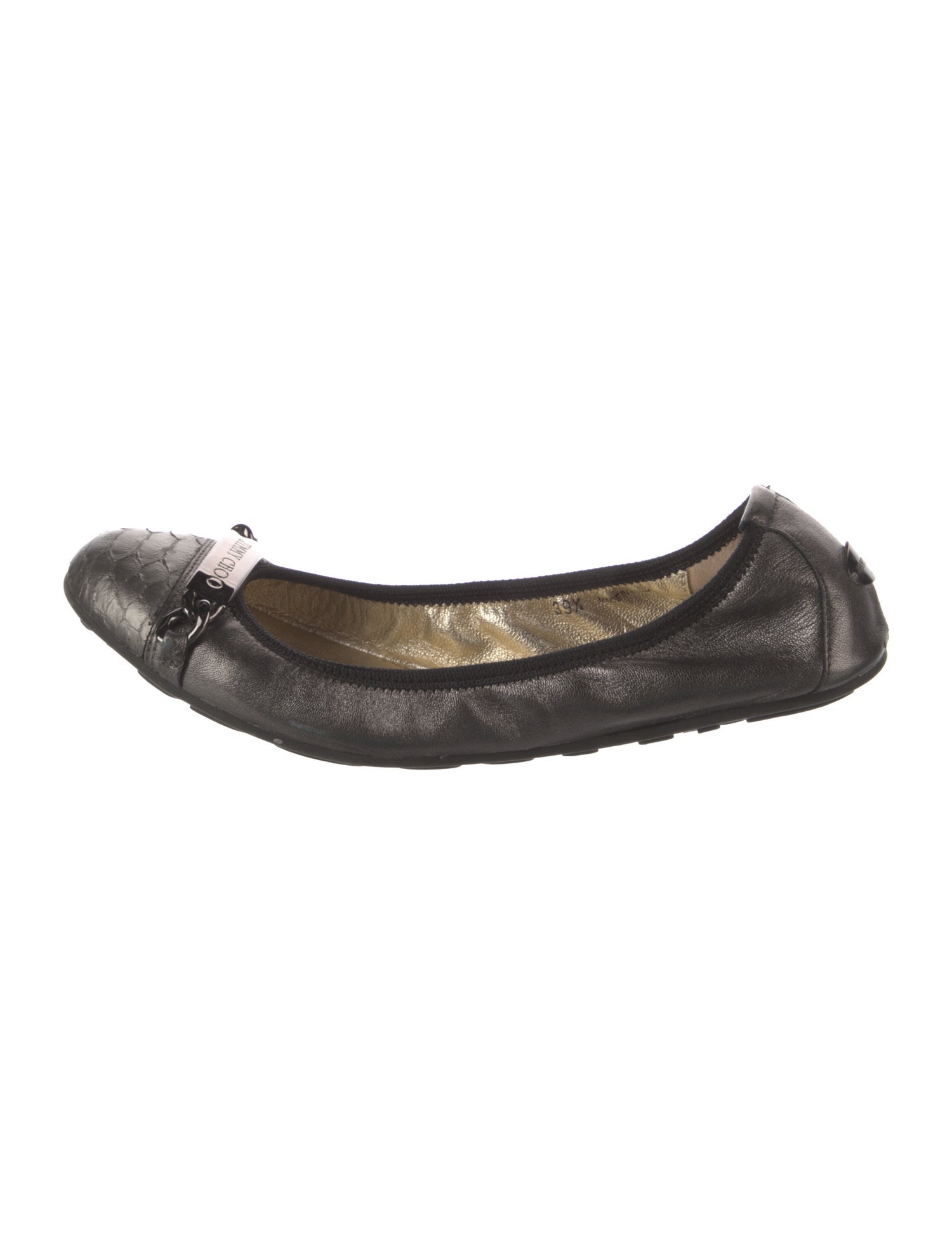 Jimmy Choo Leather Ballet Flats