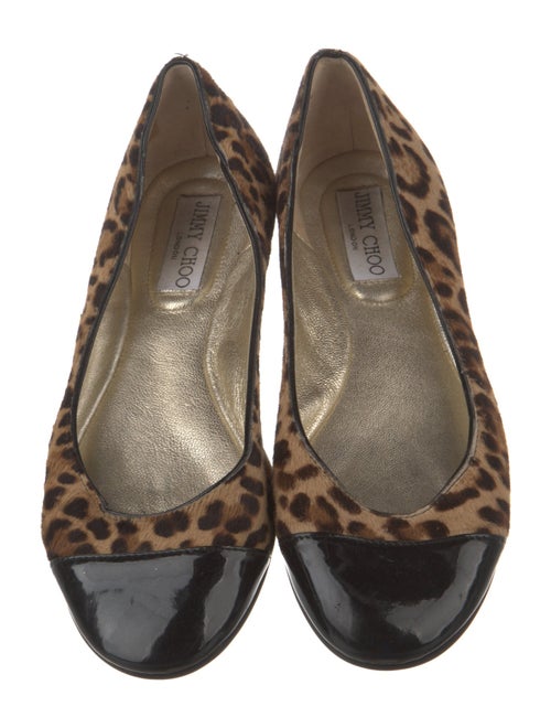 Jimmy Choo Ponyhair Animal Print Ballet Flats