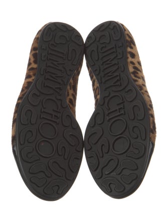 Jimmy Choo Ponyhair Animal Print Ballet Flats