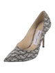 Jimmy Choo Glitter Printed Pumps