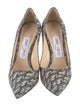 Jimmy Choo Glitter Printed Pumps