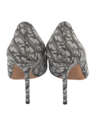 Jimmy Choo Glitter Printed Pumps