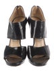 Jimmy Choo Patent Leather Cutout Accent Pumps
