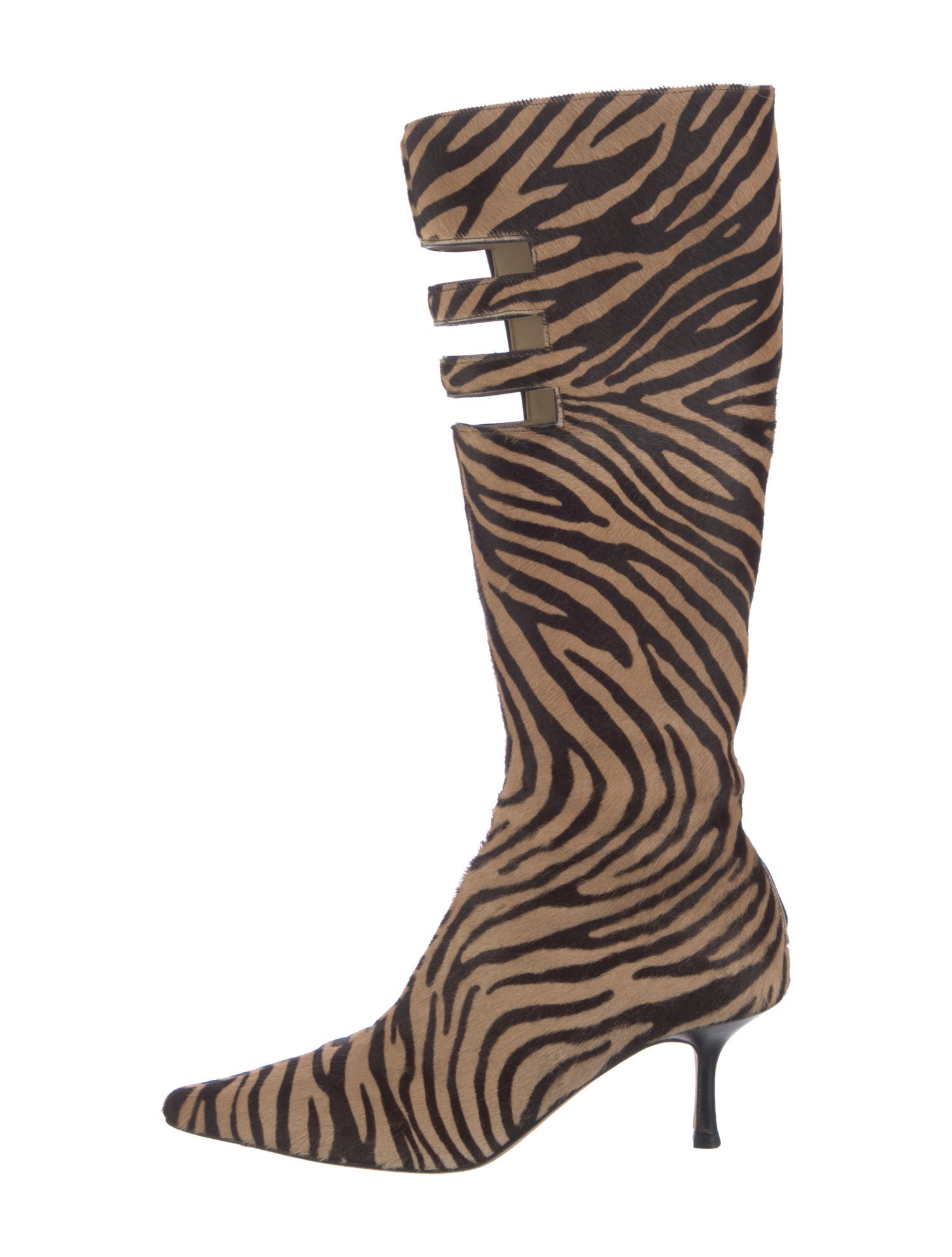 Jimmy Choo Ponyhair Animal Print Boots