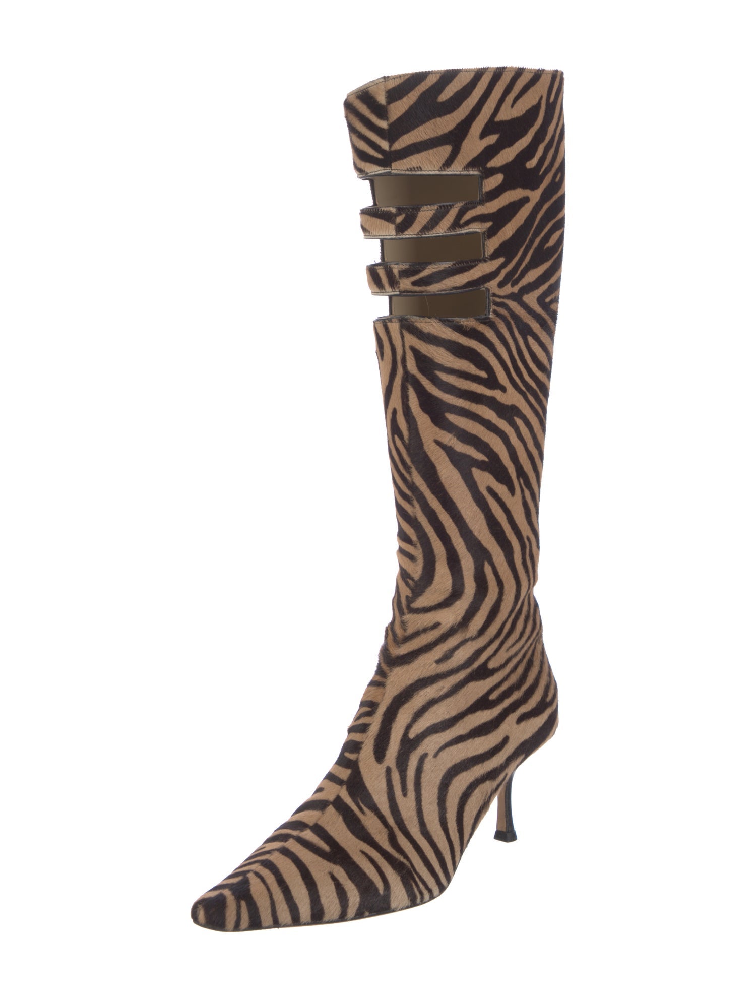 Jimmy Choo Ponyhair Animal Print Boots