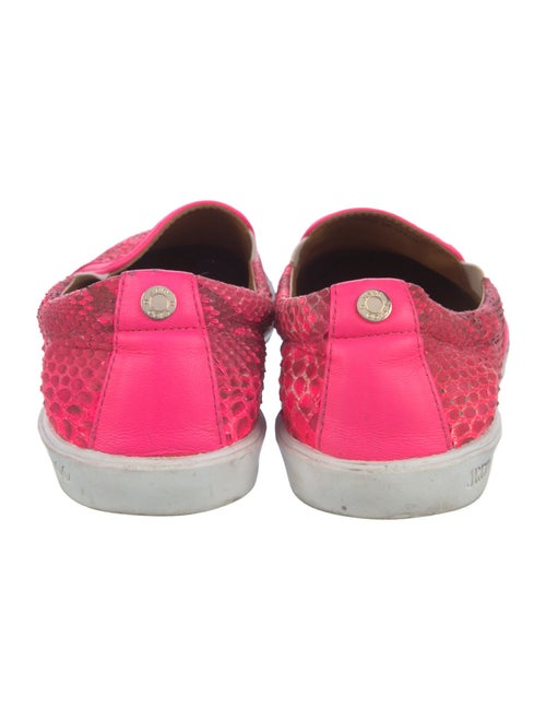 Jimmy Choo Snakeskin Printed Sneakers