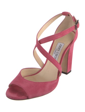 Jimmy Choo Suede D'Orsay Pumps