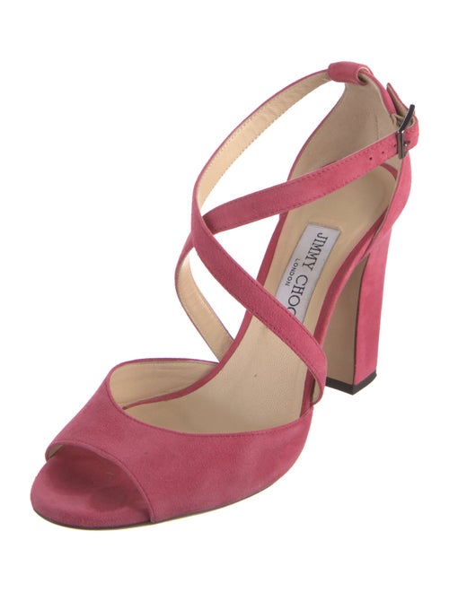 Jimmy Choo Suede D'Orsay Pumps