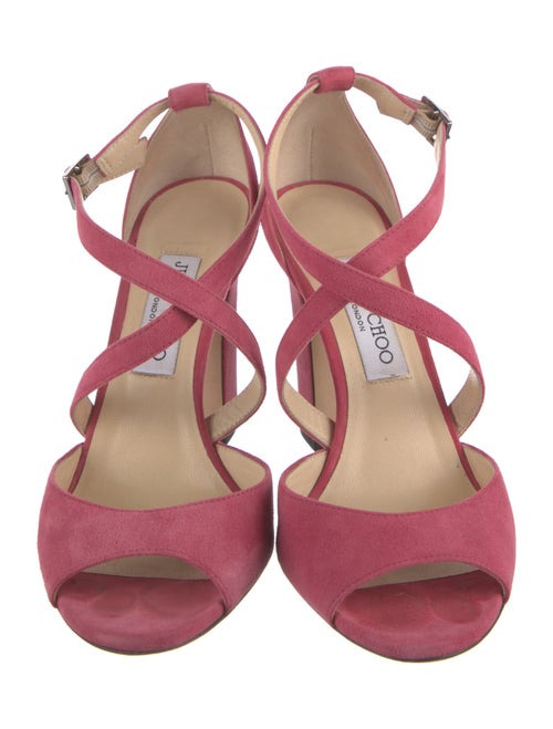 Jimmy Choo Suede D'Orsay Pumps