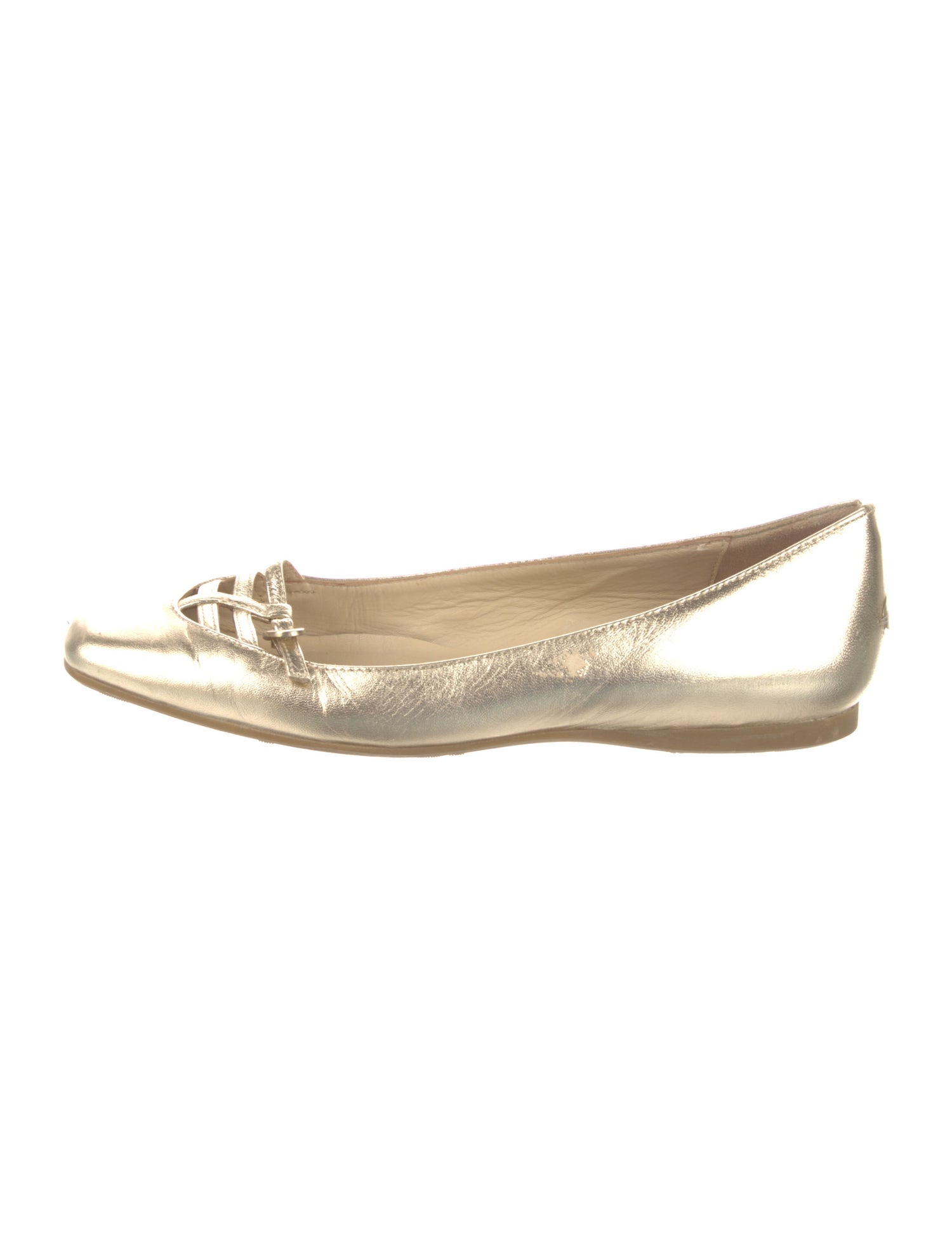 Jimmy Choo Leather Ballet Flats