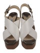 Jimmy Choo Leather Slingback Sandals