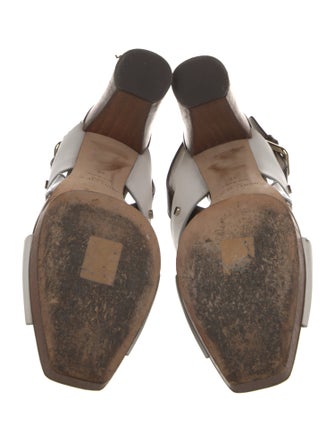 Jimmy Choo Leather Slingback Sandals