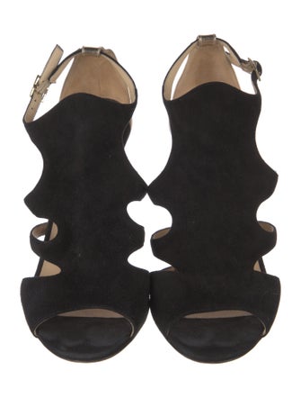 Jimmy Choo Suede Slingback Sandals