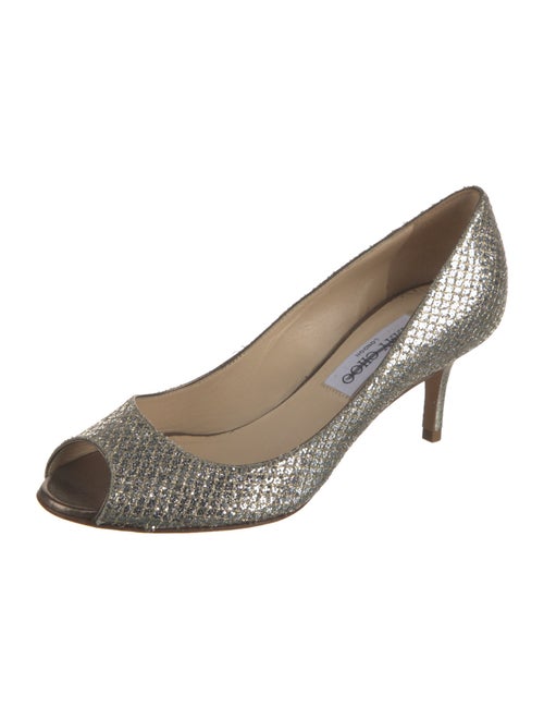 Jimmy Choo Glitter Glitter Accents Pumps