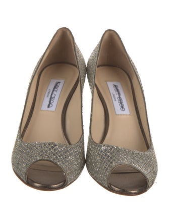 Jimmy Choo Glitter Glitter Accents Pumps