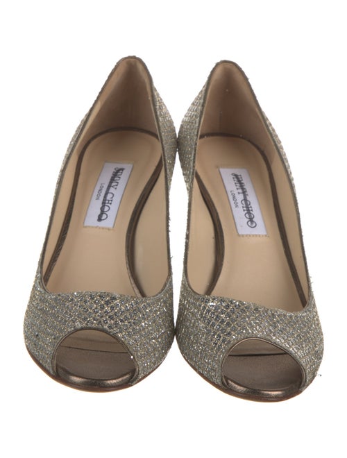 Jimmy Choo Glitter Glitter Accents Pumps