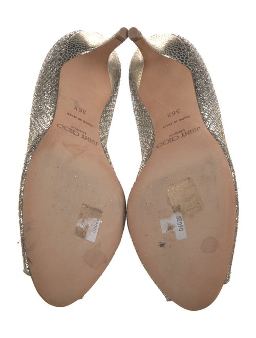 Jimmy Choo Glitter Glitter Accents Pumps