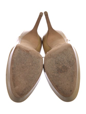 Jimmy Choo Patent Leather Cutout Accent Pumps