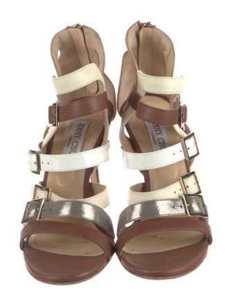 Jimmy Choo Leather Gladiator Sandals