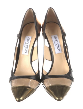 Jimmy Choo Leather Printed Pumps
