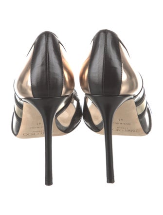 Jimmy Choo Leather Printed Pumps