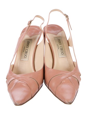 Jimmy Choo Leather Slingback Pumps