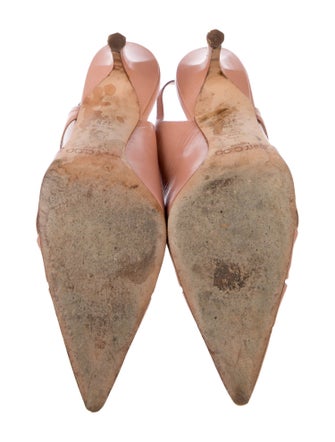 Jimmy Choo Leather Slingback Pumps