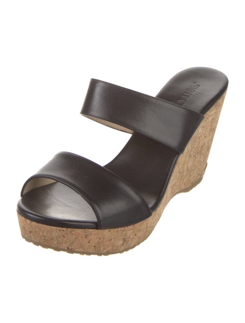 Jimmy Choo Leather Slides