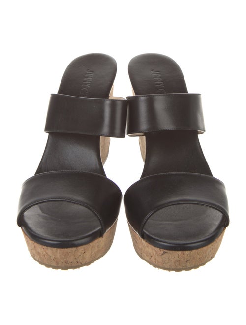 Jimmy Choo Leather Slides