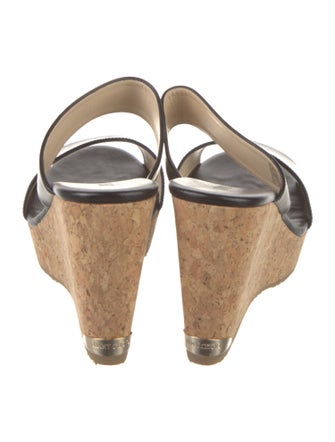 Jimmy Choo Leather Slides