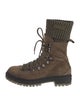 Jimmy Choo Suede Combat Boots