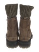 Jimmy Choo Suede Combat Boots