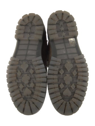 Jimmy Choo Suede Combat Boots