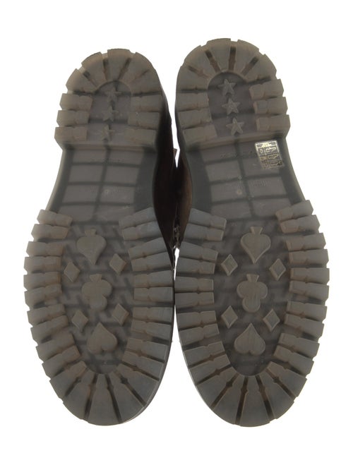 Jimmy Choo Suede Combat Boots