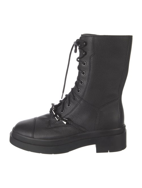 Jimmy Choo Leather Combat Boots