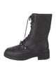 Jimmy Choo Leather Combat Boots